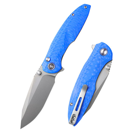 REMETTE RT-Cool Whale Knife 14C28N Blade G10 Handle Folding Pocket Outdoor Camping EDC Knife RTCL-GN5