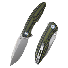 REMETTE RT-Cool Whale Knife 14C28N Blade G10 Handle Folding Pocket Outdoor Camping EDC Knife RTCL-G1