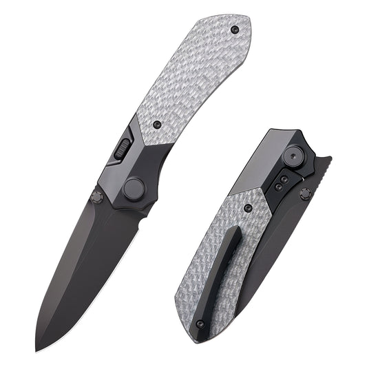 REMETTE RT-Meteor Knife DLC Titanium Handle DLC M390 Blade RTPT-BD