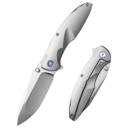 REMETTE RT-Cool Whale Knife M390 Blade Titanium Handle Folding Pocket Outdoor Camping EDC Knife RTCL-T1