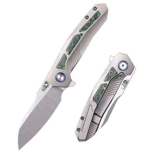 REMETTE RT-Kestrel Knife Titanium Handle S35VN Blade RTPO-A