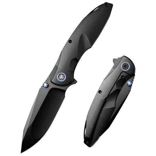 REMETTE RT-Cool Whale Knife M390 Blade Titanium Handle Folding Pocket Outdoor Camping EDC Knife RTCL-T4