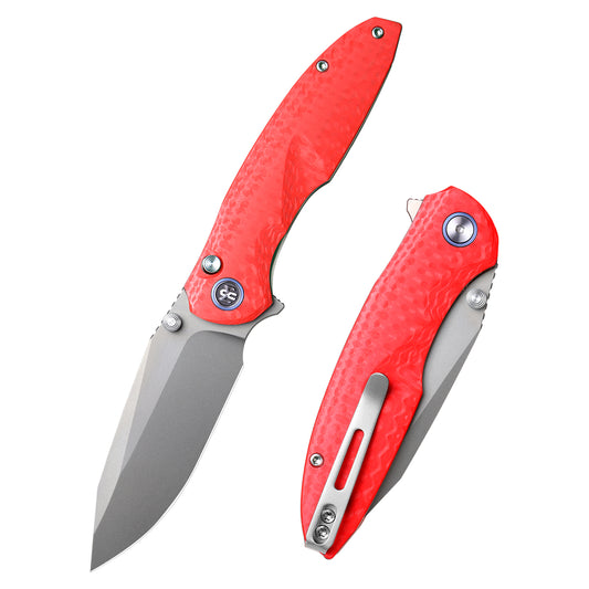 REMETTE RT-Cool Whale Knife 14C28N Blade G10 Handle Folding Pocket Outdoor Camping EDC Knife RTCL-GN3
