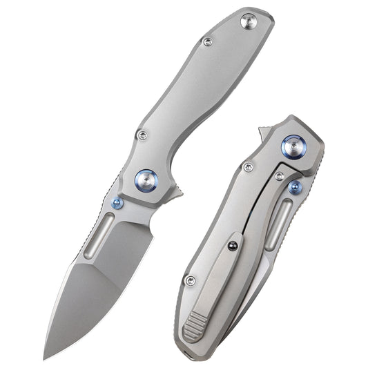 REMETTE RT-TwoFace Knife Titanium Handle M390 Blade DSTF-A