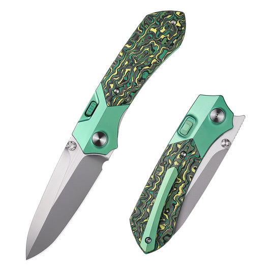REMETTE RT-Meteor Knife Titanium Handle M390 Blade Folding Pocket Knives RTPT-CL