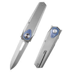 REMETTE RT-Infinite Power Knife M390 Blade Titanium Handle Folding Pocket EDC Tactical Knife RTIP-T