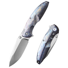 REMETTE RT-Cool Whale Knife M390 Blade Titanium Handle Folding Pocket Outdoor Camping EDC Knife RTCL-T3