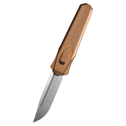 REMETTE Innovative Design Knife S35VN Blade Aluminum Handle 103D10-ZL