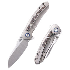 REMETTE RT-Kestrel Knife Titanium Handle S35VN Blade RTPO-C