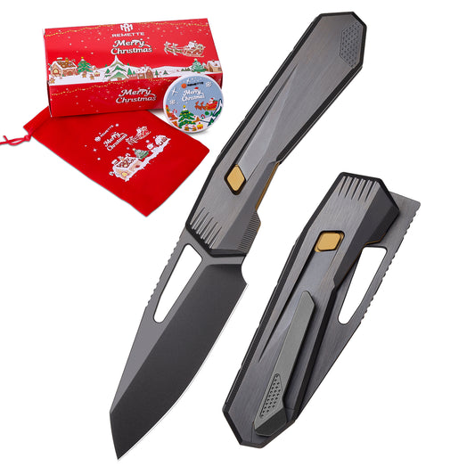 REMETTE RT-Agile Peregrine Falcon Knife Titanium Handle M390 DLC Blade RTCZ-B