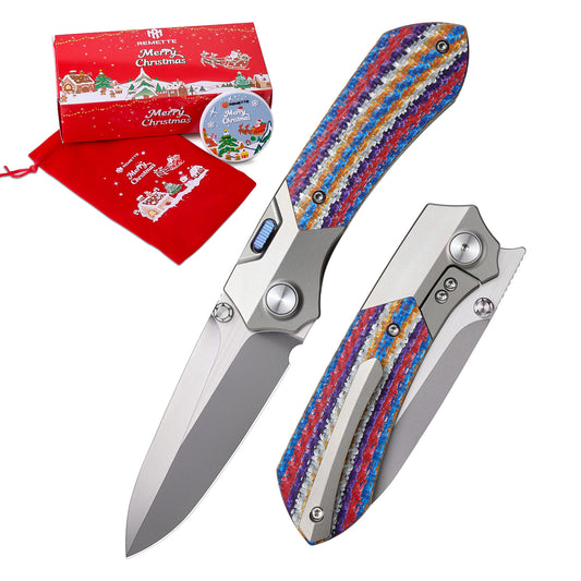 REMETTE RT-Meteor Knife Titanium Handle M390 Blade RTPT-NC