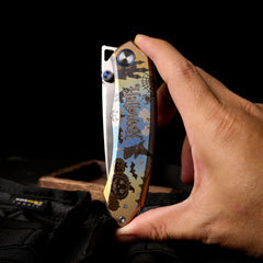 REMETTE Halloween Theme Folding Pocket Knives WD108-W