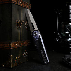 REMETTE RT-Infinite Power Knife M390 Blade Titanium Handle Folding Pocket EDC Tactical Knife RTIP-M