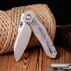 REMETTE RT-Kestrel Knife Titanium Handle S35VN Blade RTPO-D