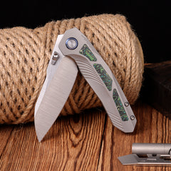 REMETTE RT-Kestrel Knife Titanium Handle S35VN Blade RTPO-A