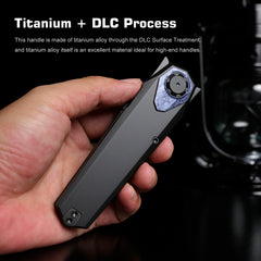 REMETTE RT-Infinite Power Knife M390 Blade Titanium Handle Folding Pocket EDC Tactical Knife RTIP-D