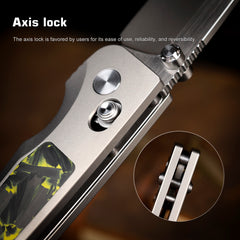 REMETTE RT-Aurora Knife Titanium Handle M390 Blade AURA-Y