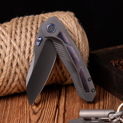 REMETTE RT-Kestrel Knife Titanium Handle S35VN Blade RTPO-E