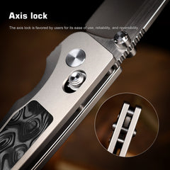 REMETTE RT-Aurora Knife Titanium Handle M390 Blade AURA-D