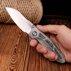 REMETTE RT-Kestrel Knife Titanium Handle S35VN Blade RTPO-A