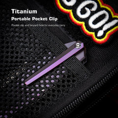 REMETTE RT-Squirrel Knife Titanium Handle M390 Blade RTDP-C