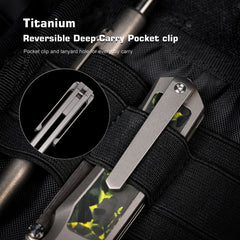 REMETTE RT-Aurora Knife Titanium Handle M390 Blade AURA-Y