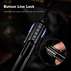 REMETTE RT-Infinite Power Knife M390 Blade Titanium Handle Folding Pocket EDC Tactical Knife RTIP-D