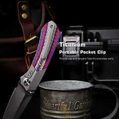 REMETTE RT-Meteor Knife Titanium Handle M390 Blade RTPT-NC