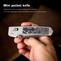 REMETTE RT-Aurora Knife Titanium Handle M390 Blade AURA-P