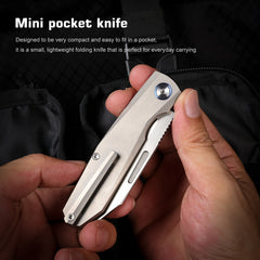 REMETTE RT-Squirrel Knife Titanium Handle M390 Blade RTDP-G