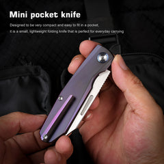 REMETTE RT-Squirrel Knife Titanium Handle M390 Blade RTDP-C