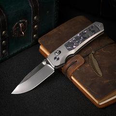 REMETTE RT-Aurora Knife Titanium Handle M390 Blade AURA-P