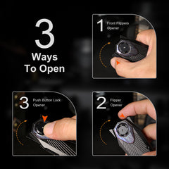 REMETTE RT-Infinite Power Knife M390 Blade Titanium Handle Folding Pocket EDC Tactical Knife RTIP-S