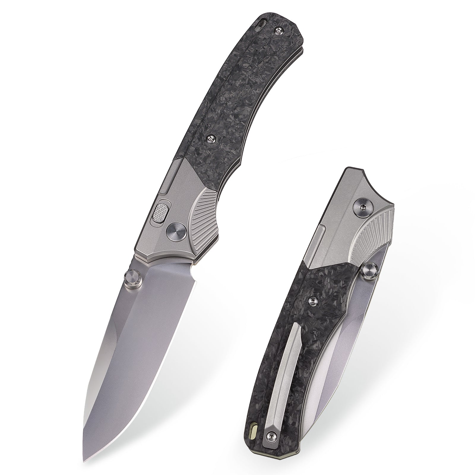 M390 TRC Knives M 1 SL M390 Satin Finish Fort Henry Custom