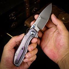 REMETTE RT-TwoFace Knife Titanium Handle M390 Blade DSTF-B