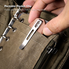 REMETTE RT-Camel Knife Button Liner Lock 14C28N Blade Micarta Handle Outdoor Camping Knives RTCMLF
