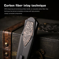 REMETTE Innovative Design RT-Swordfish Knife 14C28N Blade Aluminum Handle ZL103C7