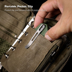 REMETTE RT-Camel Knife Button Liner Lock 14C28N Blade G10 Handle Outdoor Camping Knives RTCMLB