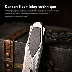 REMETTE Innovative Design RT-Swordfish Knife 14C28N Blade Aluminum Handle ZL103C1