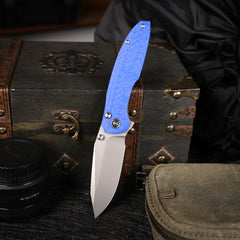 REMETTE RT-Cool Whale Knife 14C28N Blade G10 Handle Folding Pocket Outdoor Camping EDC Knife RTCL-GN5