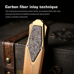 REMETTE Innovative Design RT-Swordfish Knife S35VN Blade Aluminum Handle ZL103D11