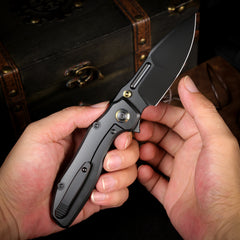 REMETTE RT-TwoFace Knife Titanium Handle M390 Blade DSTF-D