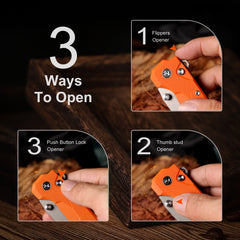 REMETTE RT-Cosmic Knife Button Liner Lock 14C28N Blade G10 Handle Outdoor Camping Knives  RTCO-GO