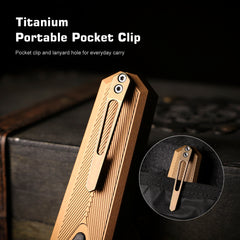 REMETTE Innovative Design RT-Swordfish Knife S35VN Blade Aluminum Handle ZL103D11