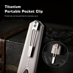 REMETTE Innovative Design RT-Swordfish Knife 14C28N Blade Aluminum Handle ZL103C1