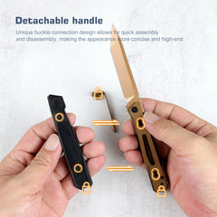 REMETTE RT-ELIGO Knife M390 Blade Titanium Handle Liner Lock Folding Pocket EDC Knife EGA2