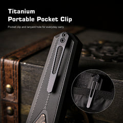 REMETTE Innovative Design RT-Swordfish Knife 14C28N Blade Aluminum Handle ZL103C8