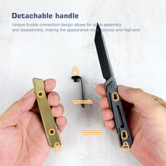 REMETTE RT-ELIGO Knife M390 Blade Titanium Handle Double Detent Lock Folding Pocket EDC Knife EGB3