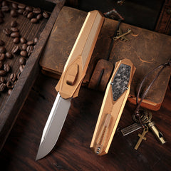 REMETTE Innovative Design RT-Swordfish Knife S35VN Blade Aluminum Handle ZL103D9