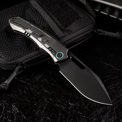 REMETTE RT-Orca Knife Button+Frame Lock M390 Blade Titanium Handle EDC Knives ORCAKDD